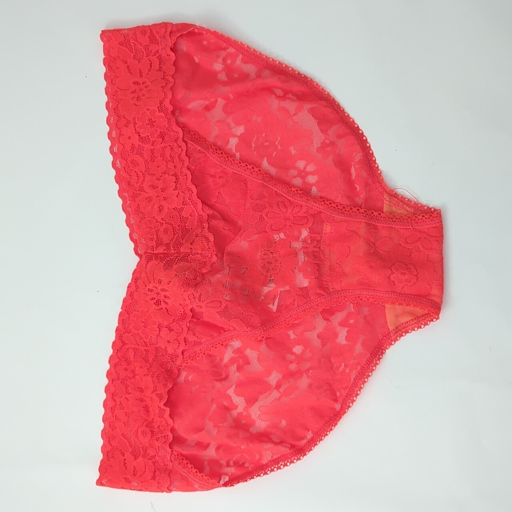 Hanky Panky Signature Lace V-kini Bikini Panty - Solar Red